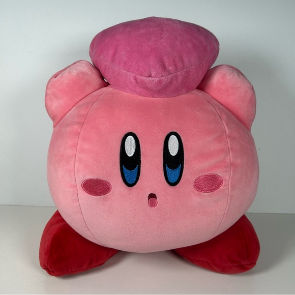 Club Mocchi Mocchi Kirby & Friend Heart TOMY 15" Large And Chef Kawasaki Lot - Picture 2 of 9